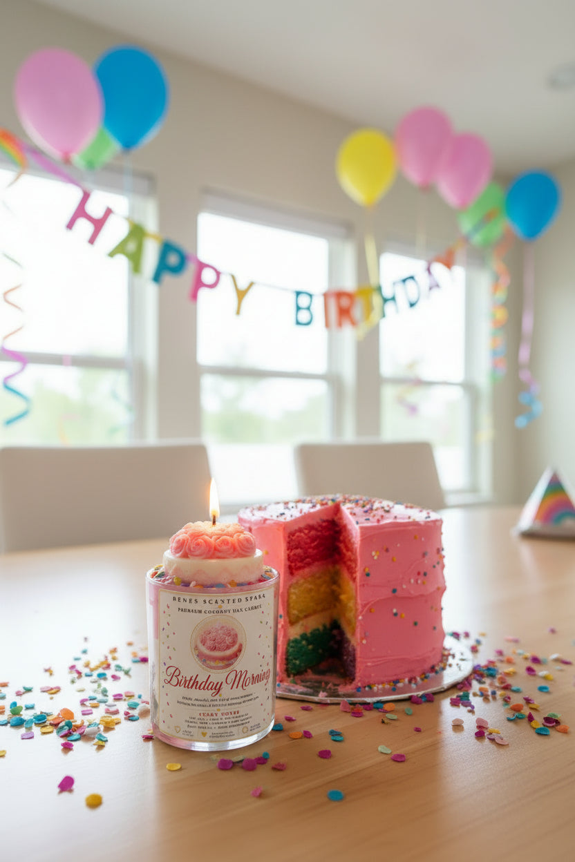 Birthday Morning – Personalized Coconut Wax Candle