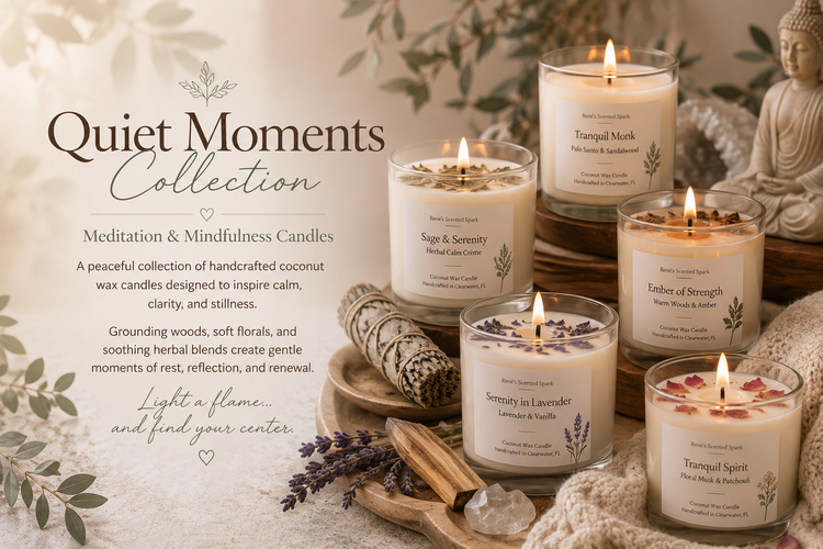 Quiet Moments Collection – Meditation & Mindfulness Candles