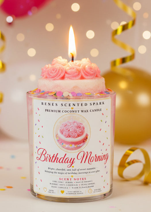 Birthday Morning – Personalized Coconut Wax Candle