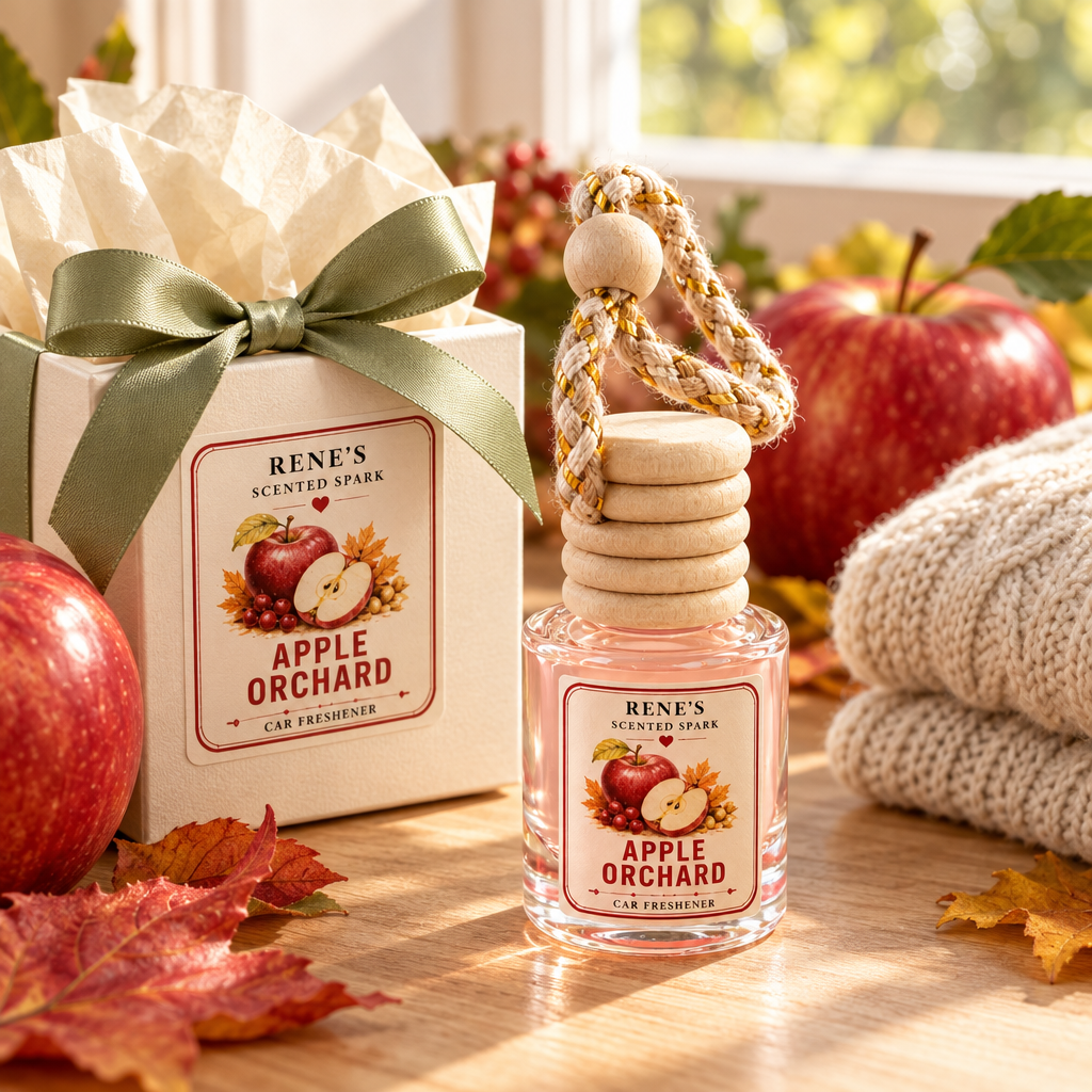 Apple Orchard fall car air freshener by Rene's Scented Spark