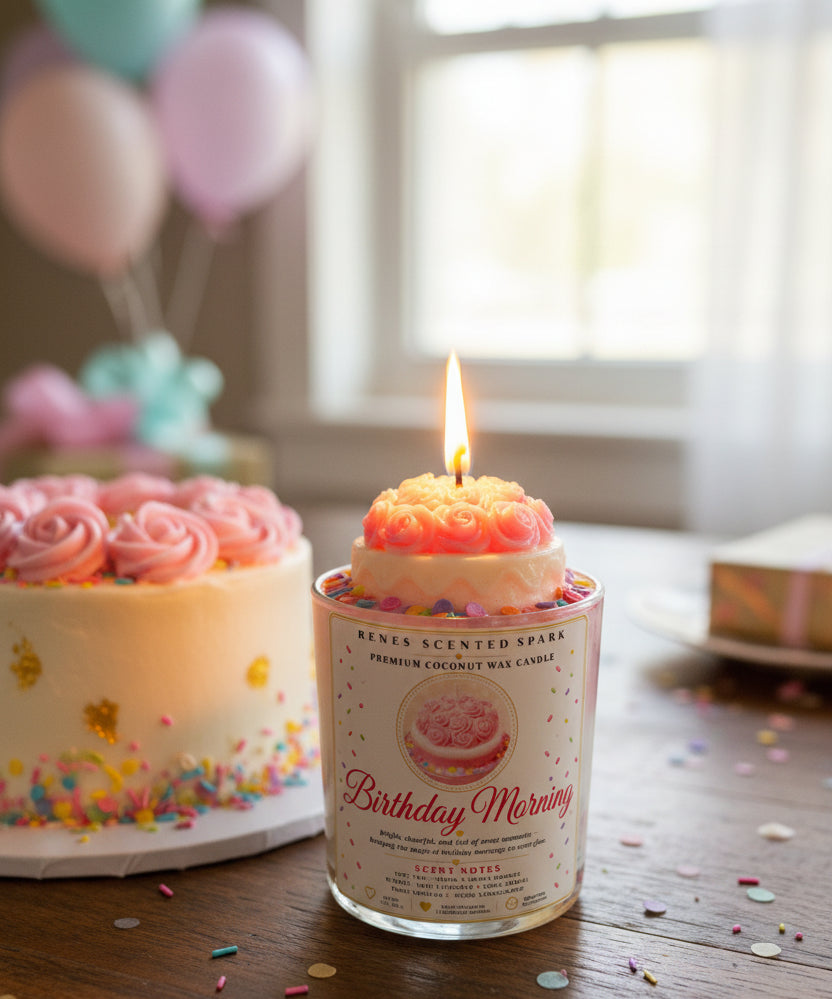 Birthday Morning – Personalized Coconut Wax Candle