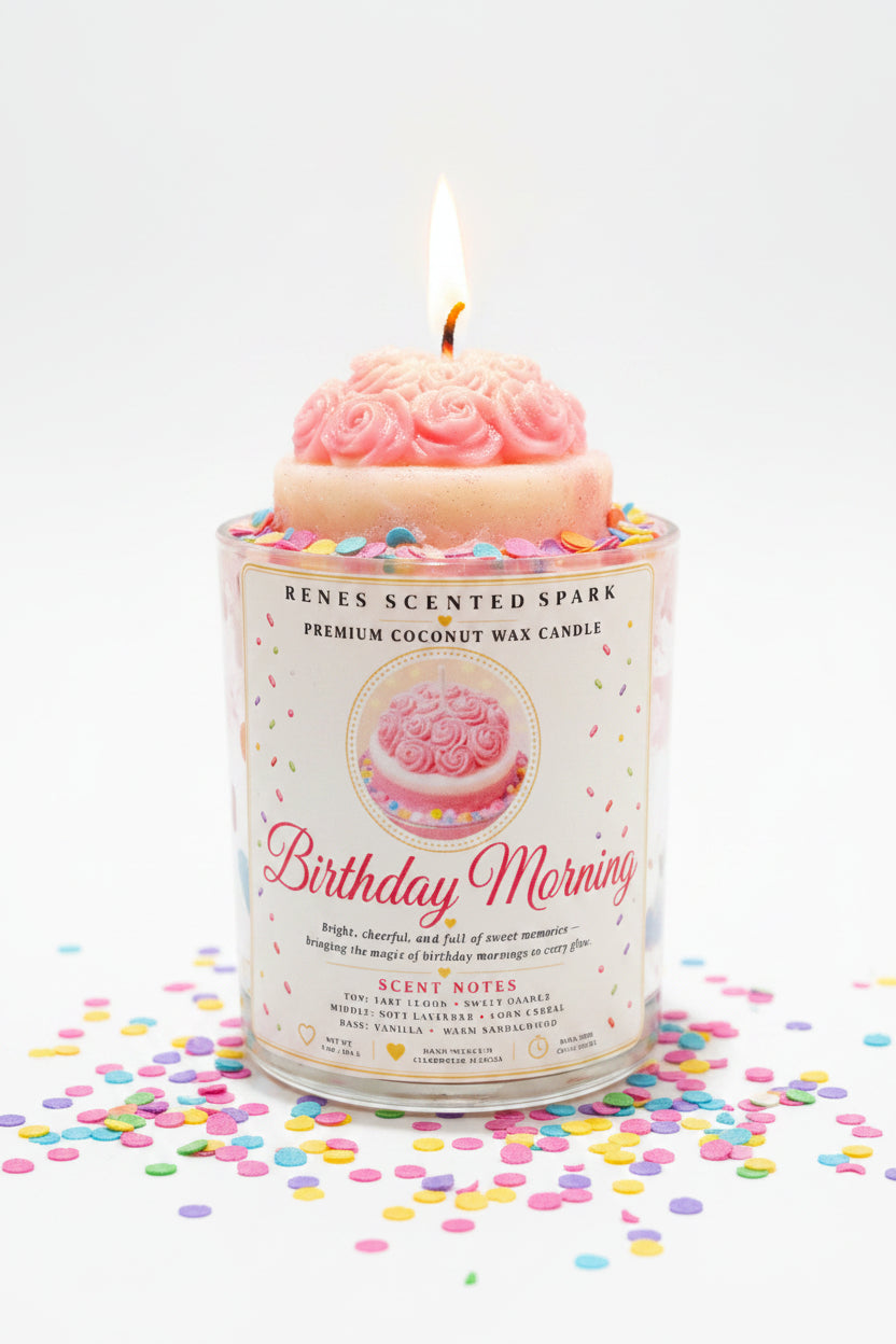 Birthday Morning – Personalized Coconut Wax Candle