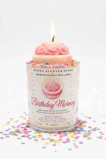 Birthday Morning – Personalized Coconut Wax Candle