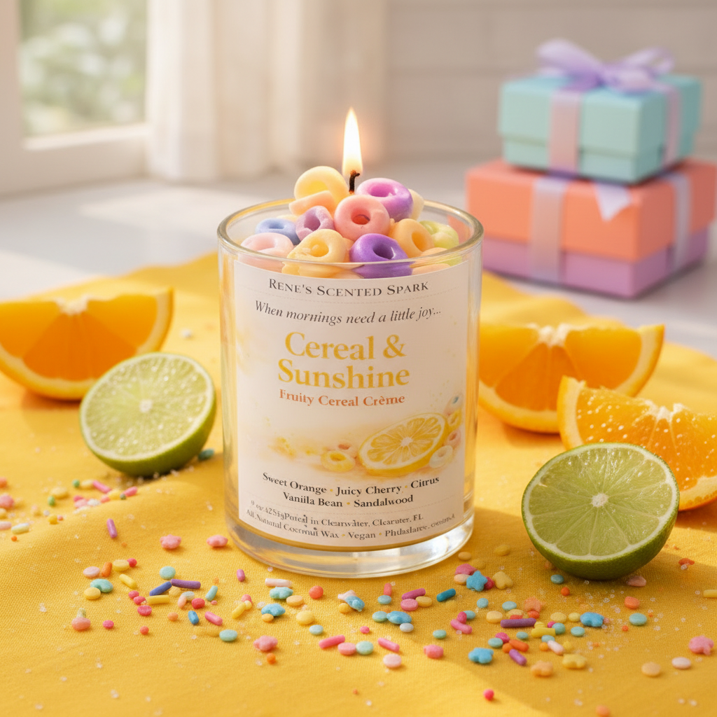 Cereal & Sunshine – Fruity Cereal Candle