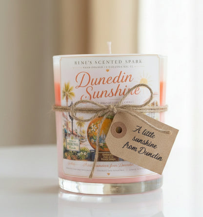 Dunedin Sunshine — Florida Candle | Juicy Orange Sweet Citrus Vanilla Bean | 9 oz Coconut Wax
