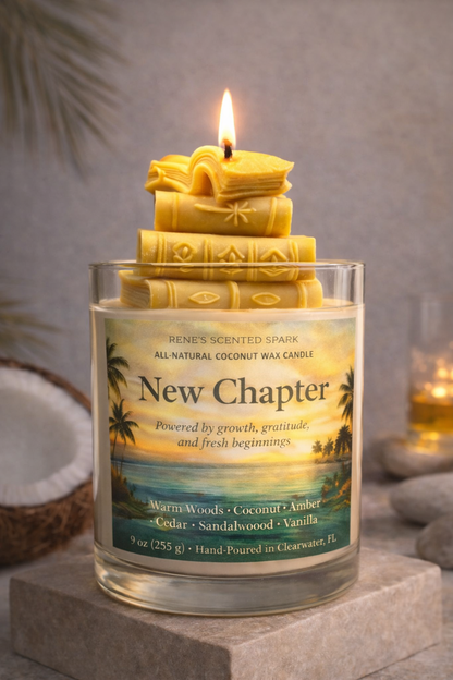 The Library Candle – Leather, Mahogany & Musk | Gift Ready