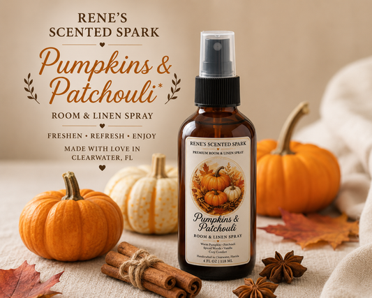 Pumpkins & Patchouli – Room & Linen Spray