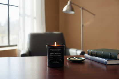 Tobacco Bay Leaf Candle – Men's Collection, Citrus, Cedarwood, Sandalwood