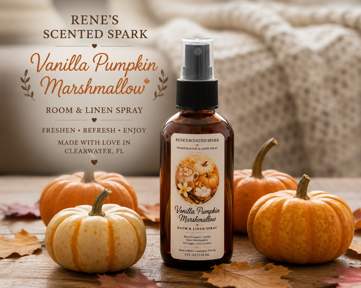 Vanilla Pumpkin Marshmallow – Room & Linen Spray