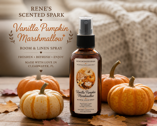 Vanilla Pumpkin Marshmallow – Room & Linen Spray