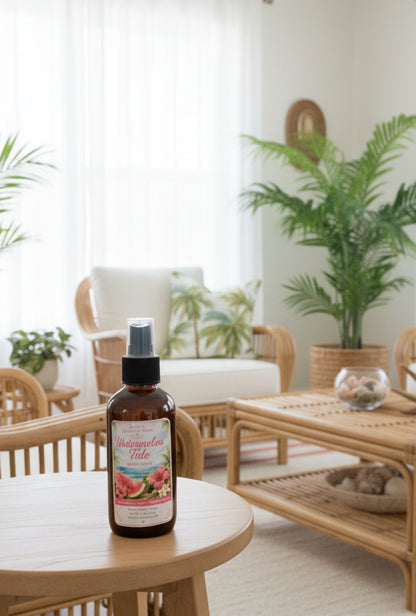 Watermelon Tide Room Spray | Watermelon Pineapple Sea Salt | Coastal Fruity Home Fragrance | 4 oz