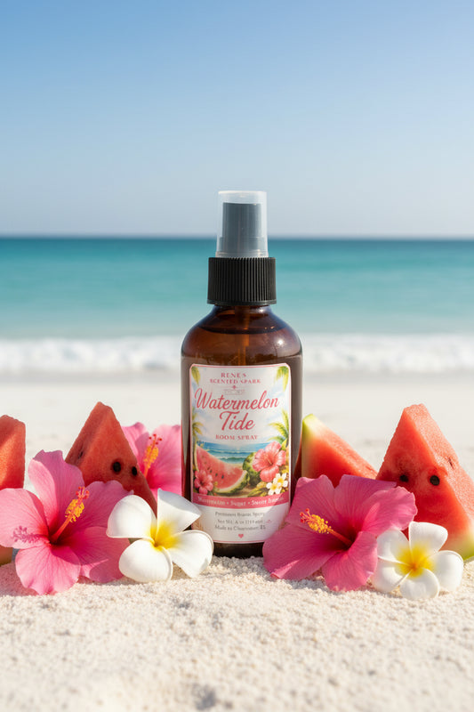 Watermelon Tide Room Spray | Watermelon Pineapple Sea Salt | Coastal Fruity Home Fragrance | 4 oz