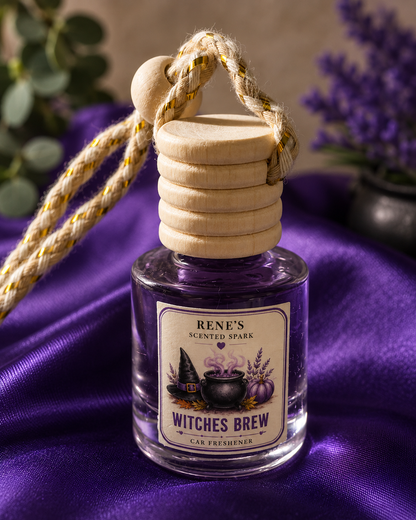 Witches Brew Car Freshener | Hanging Car Diffuser | Fall Scent